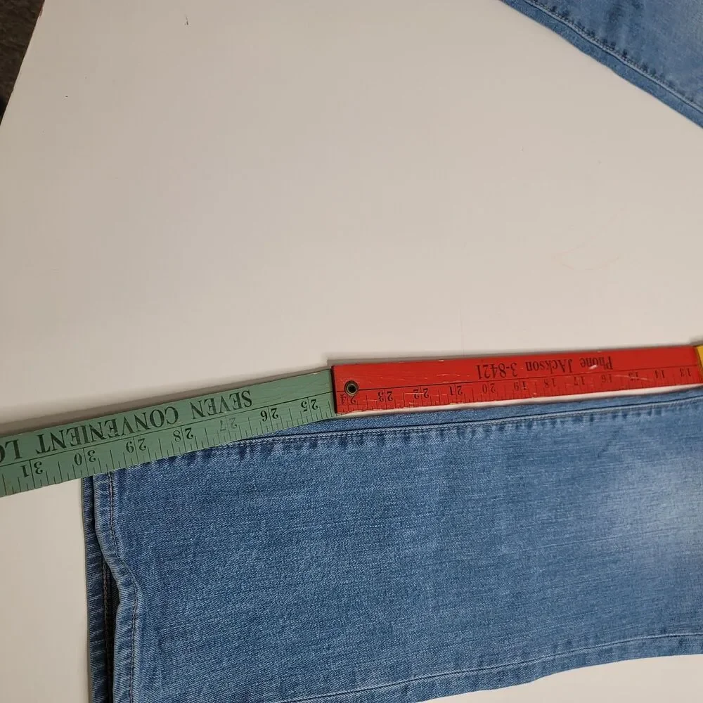 J.Crew Flex Jeans Mens 32x30 Slim Fit Light Wash Stretch Denim Pants